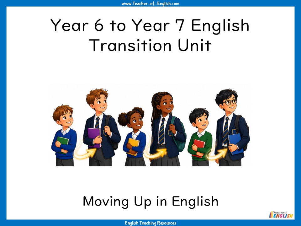 Year 6 to Year 7 English Transition Unit and Handover Pack