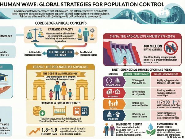Deluxe Lesson Package: Population and Migration 9696 - 4.2.3 government attempts to manage natural i