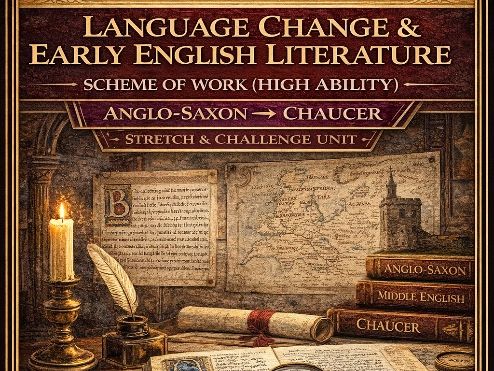 KS3 English Language Change & Early English Literature Scheme of Work (High Ability)