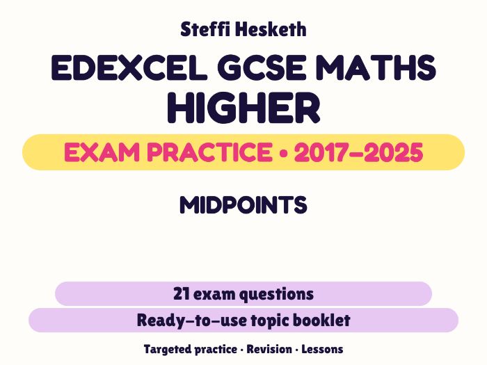 Edexcel GCSE Maths Higher: Midpoints Exam Questions | 2017-2025