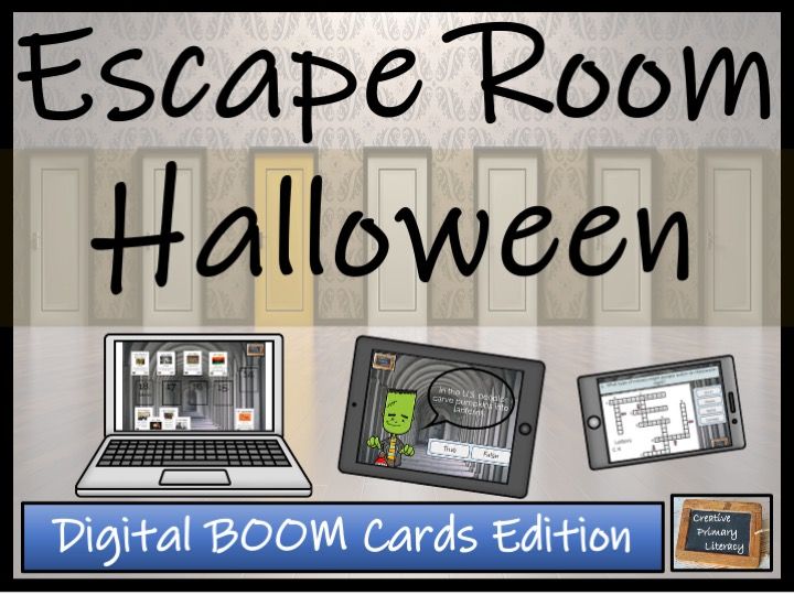 Halloween BOOM Cards Escape Room | Digital Reading Comprehension Activity