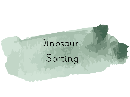 Dinosaur Sorting