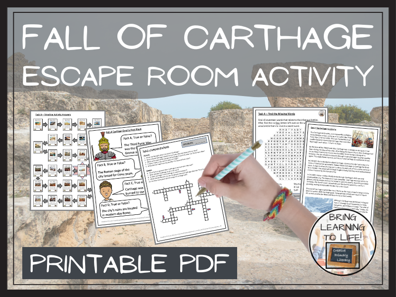 Fall of Carthage Escape Room Activity