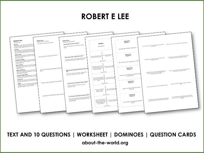 Robert E Lee | Teaching Resources
