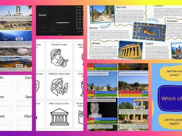 KS2 Ancient Greece - Cities: Lesson Pack