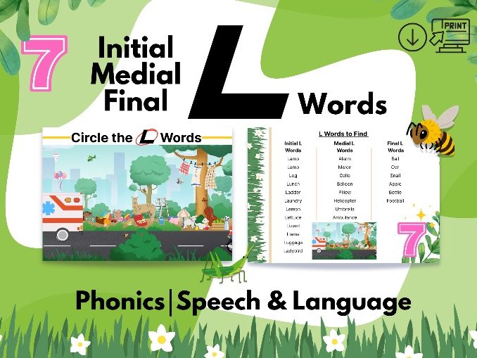 Mixed L Words-Speech&Language|Phonics