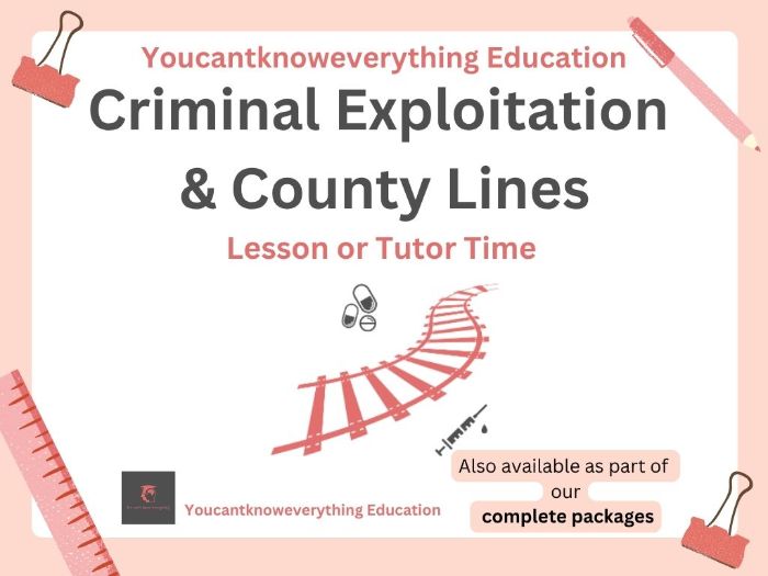 County Lines & Criminal Exploitation PSHE