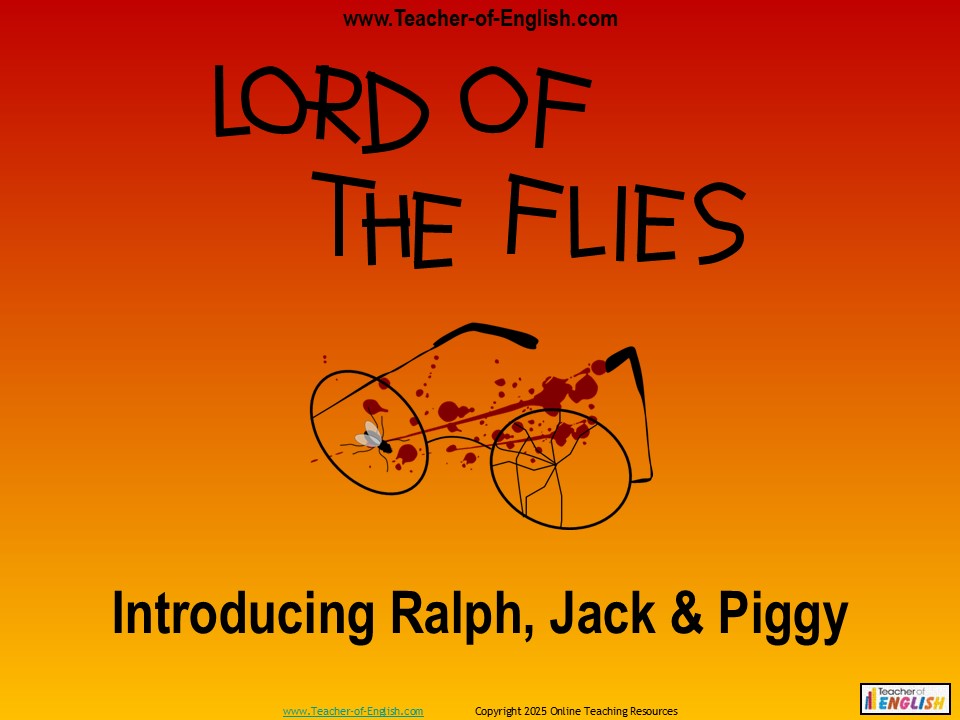 Lord of the Flies – Introducing Ralph, Jack & Piggy