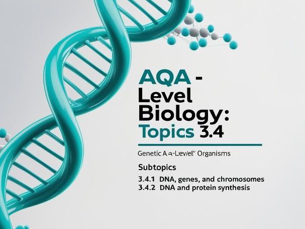 AQA A-level biology 3.4 Genetic information 3.4.1 DNA genes& chromosomes 3.4.2 DNA protein synthesis
