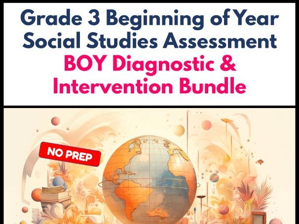 Grade 3 Beginning of Year Social Studies Assessment Diagnostic