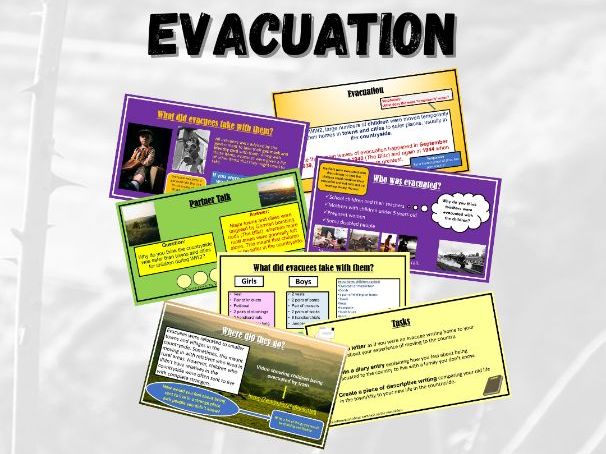 WW2 Evacuation - Full Lesson & Resources