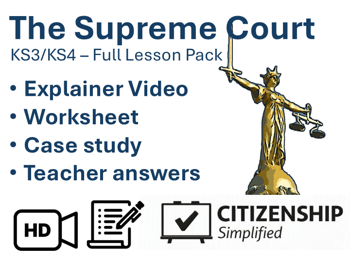 The UK Supreme Court KS3/KS4