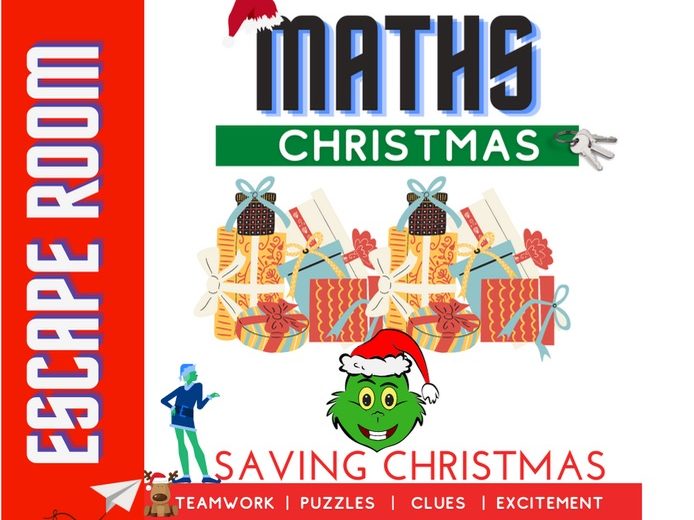 Maths Christmas Escape Room Teaching Resources