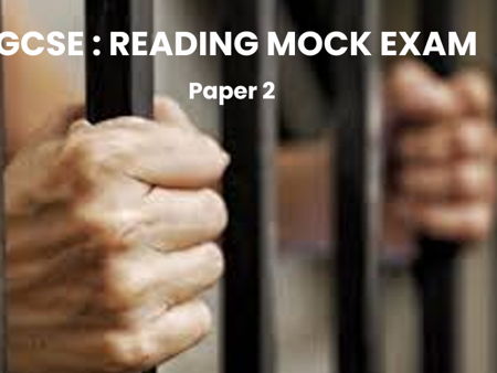 GCSE English Language Paper 2: Prisons Reading Mini‑Mock – Full Exam Pack, Lesson Plan & Model Answe