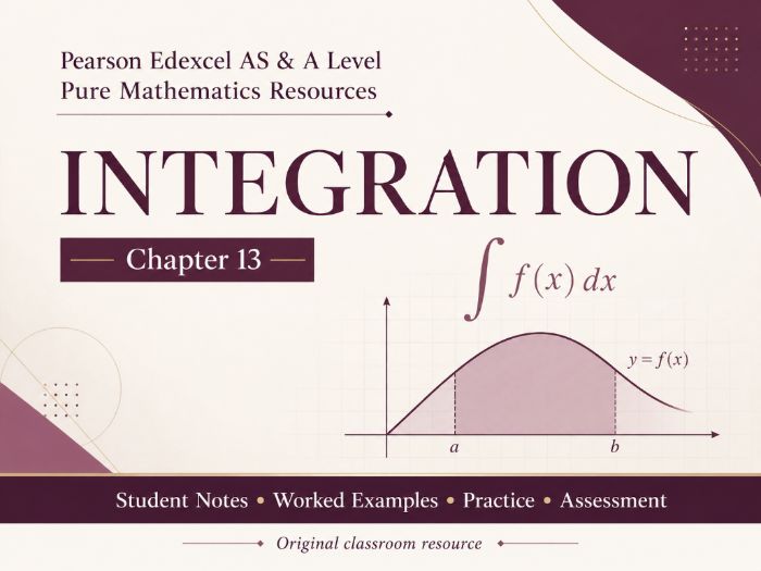 13 - Integration: Reverse Power Rule, Definite Integrals and Areas - Edexcel AS/AL Pure Mathematics