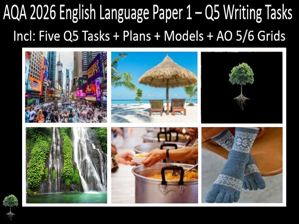 Five Question 5 - AQA 2026 GCSE English Language Paper 1 | Plans, AO Grids, Models