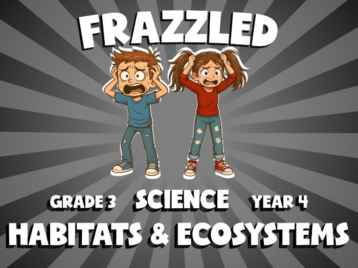 Habitats & Ecosystems FRAZZLED Science Game | No-Prep Year 4 Review Activity