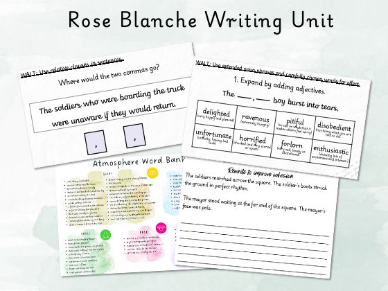 Y6 WW2 Rose Blanche English Unit