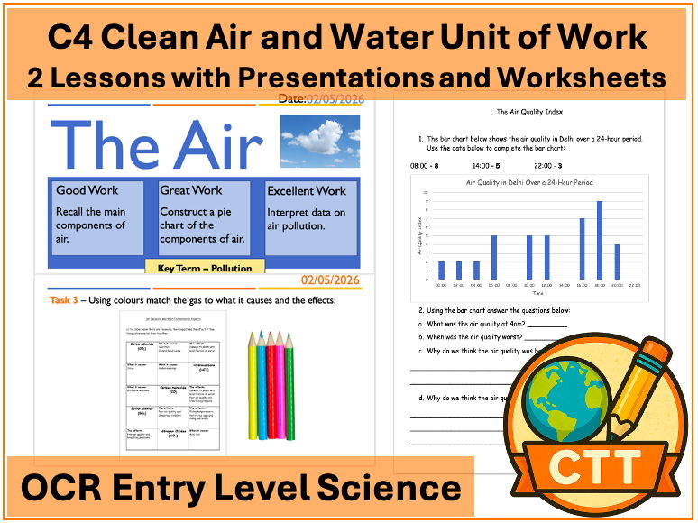 OCR Entry Level Science - C4 Clean Air and Water - 2 Lessons