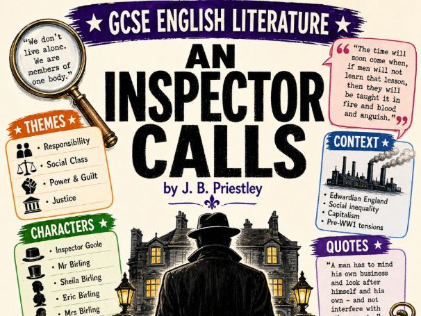 An Inspector Calls Revision Mind Maps - GCSE English Literature