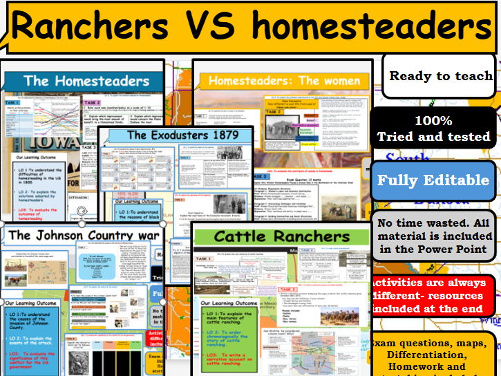 Ranchers against Homesteaders.