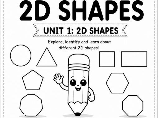 Grade 1 - 2 | 2D Shapes | Printable Maths Resource