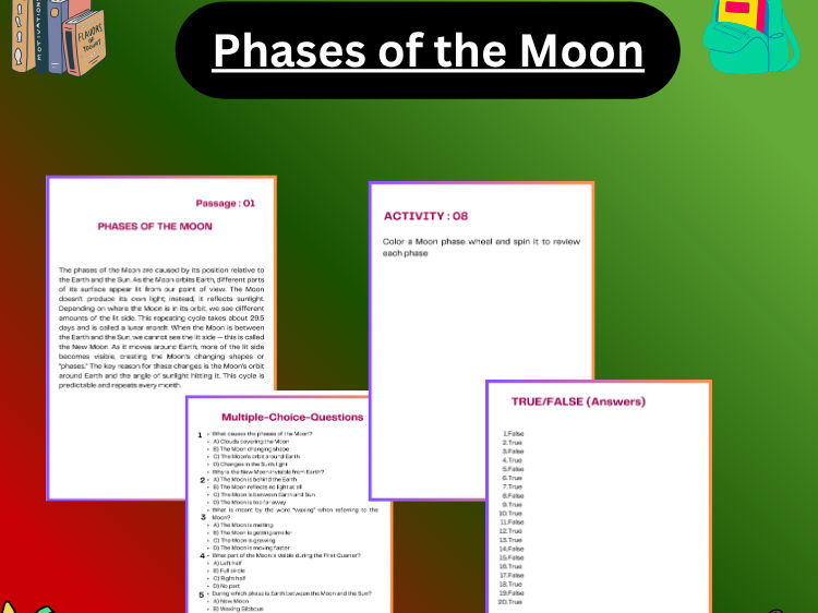 Phases of the Moon | Teaching Resources