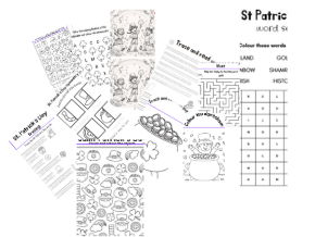 St Patrick's Day KS1 Activity Booklet 10 page