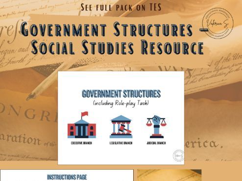 Government Structures & Scenario Task