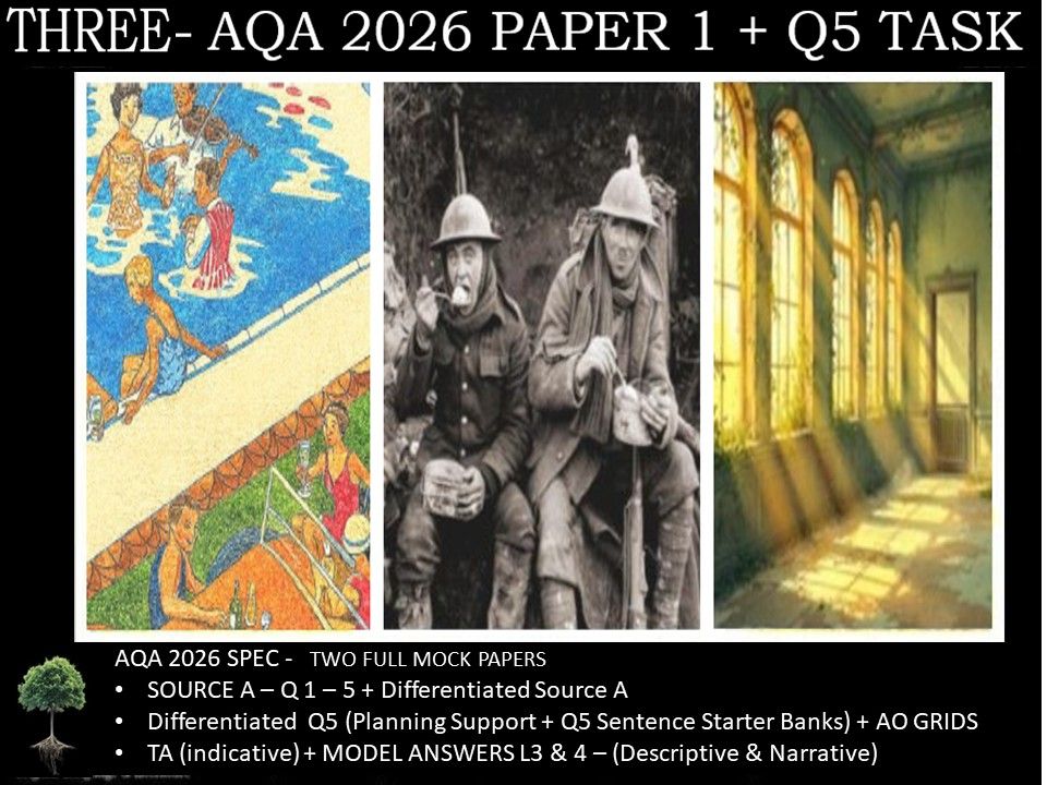 THREE - PAPER 1 | 2026 FULL MOCKS | Q5 TASKS