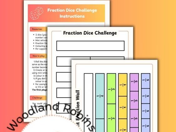 Fraction Dice Challenge
