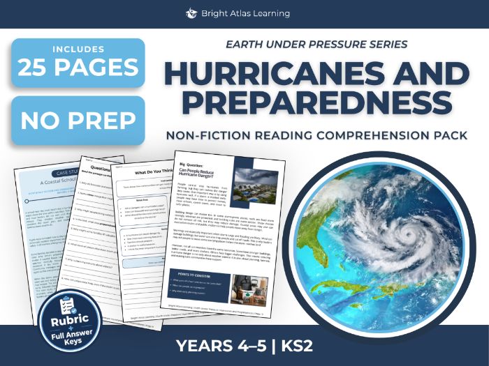 Hurricanes Reading Comprehension | KS2 Years 4 & 5
