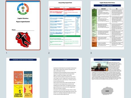 SOW Booklet - Pigeon English