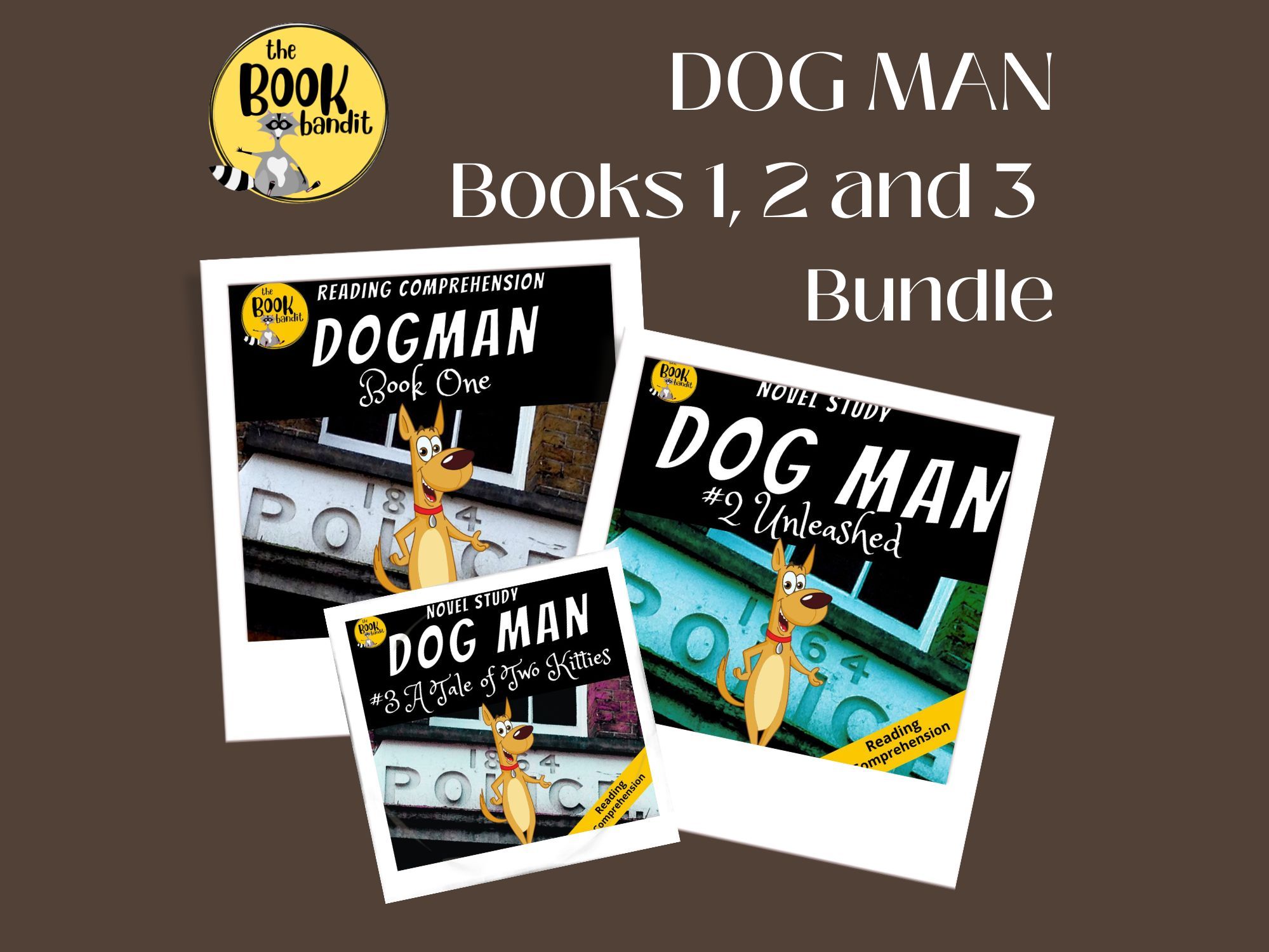 READING COMPREHENSION DOG MAN Books 1 3 Book Companions Teaching reading-comprehension-dog-man-books-1-3-book-companions-teaching