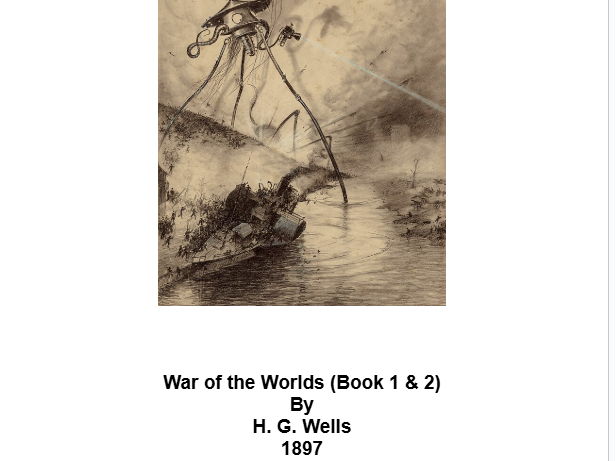 War of the Worlds  booklet