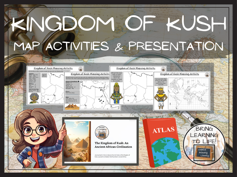 Kingdom of Kush Map Activities and Presentation