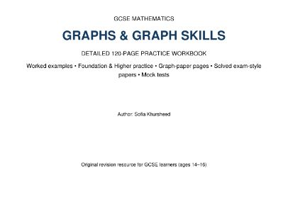 GCSE MATHEMATICS GRAPHS