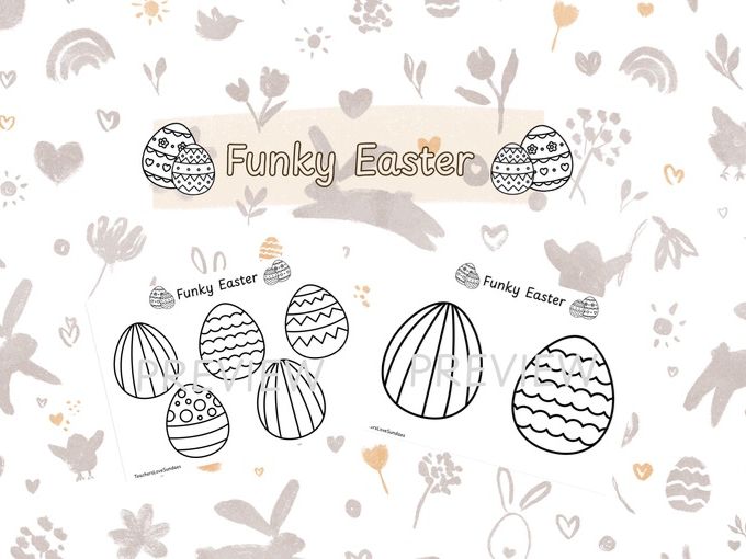 Easter Funky Fingers