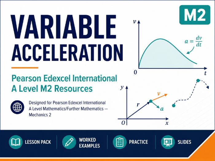 02 - Variable Acceleration Teacher Pack - Edexcel International A-Level Maths Mechanics 2 (M2)