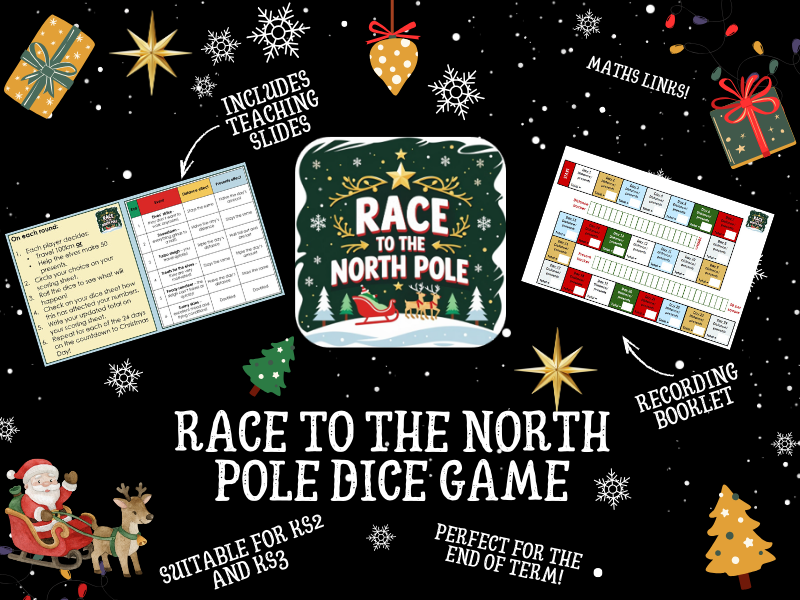 Race to The North Pole Christmas Game