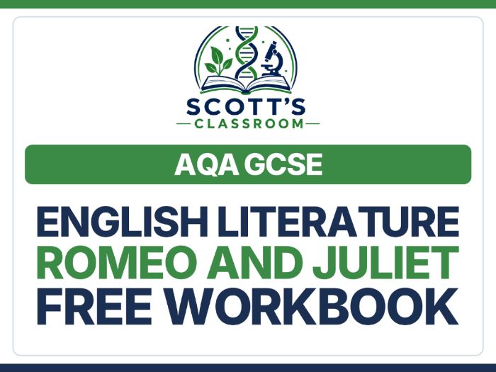 FREE Romeo and Juliet AQA GCSE Workbook