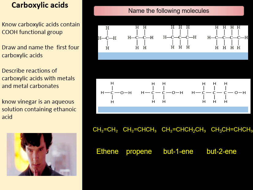 Complete Topic 4f: Carboxylic Acids  Edexcel IGCSE Chemistry 9–1 Bundle 2 lessons