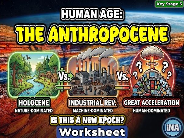 What is the Anthropocene? - KS3 Geography Worksheet