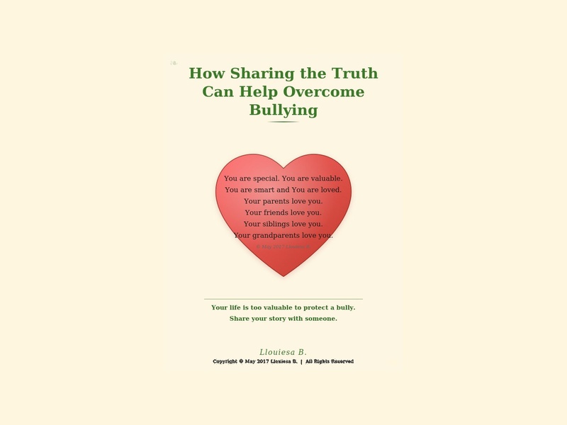 How Sharing the Truth Can Help Overcome...