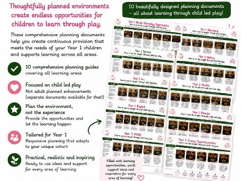 Year 1 Child Led Play Planning