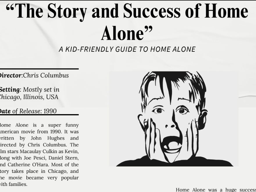 Home Alone - Christmas BGE Understanding Question Practice