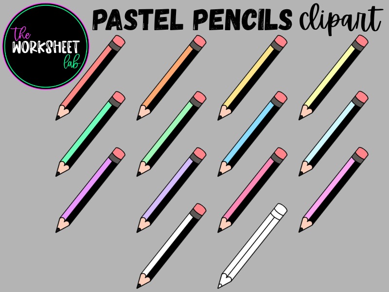 Pastel Pencils Clipart