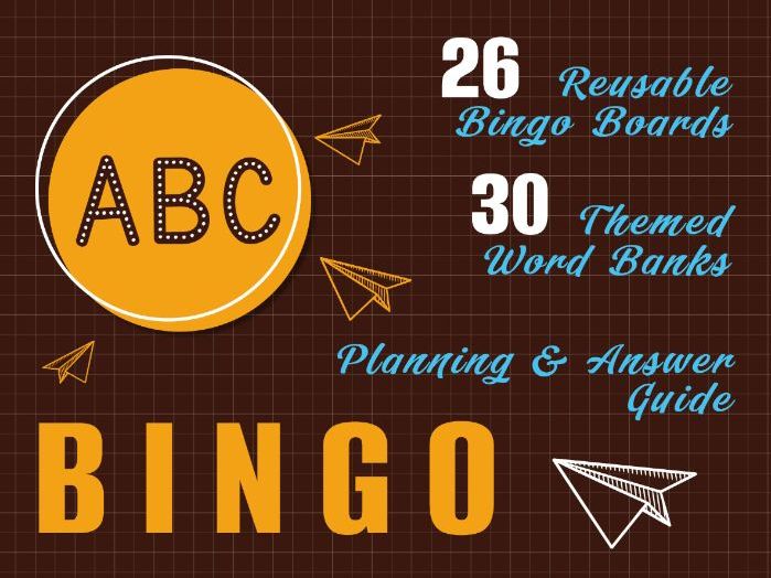 ABC Bingo: Listening & Letter Tracing