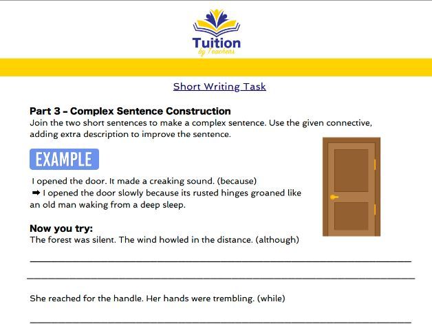 4. 11+ English - Creative Writing: Narrative; Spelling & Vocabulary