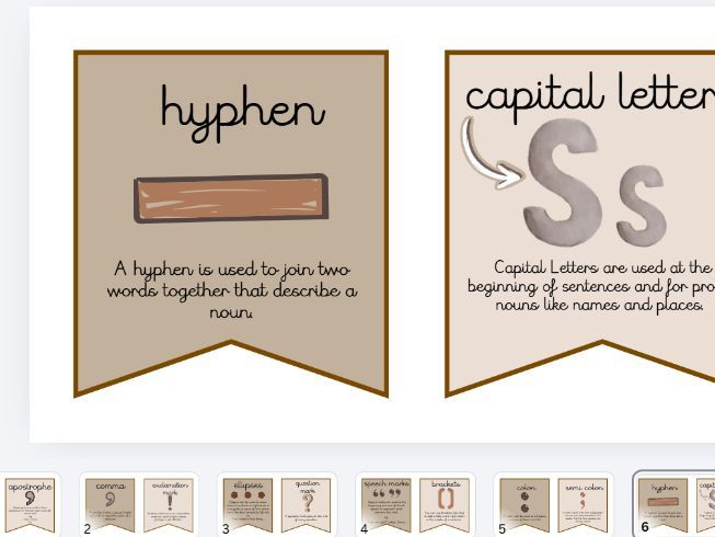 Neutral Punctuation Bunting